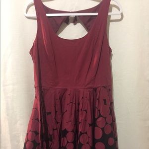 LC faded polka dot dress size 16